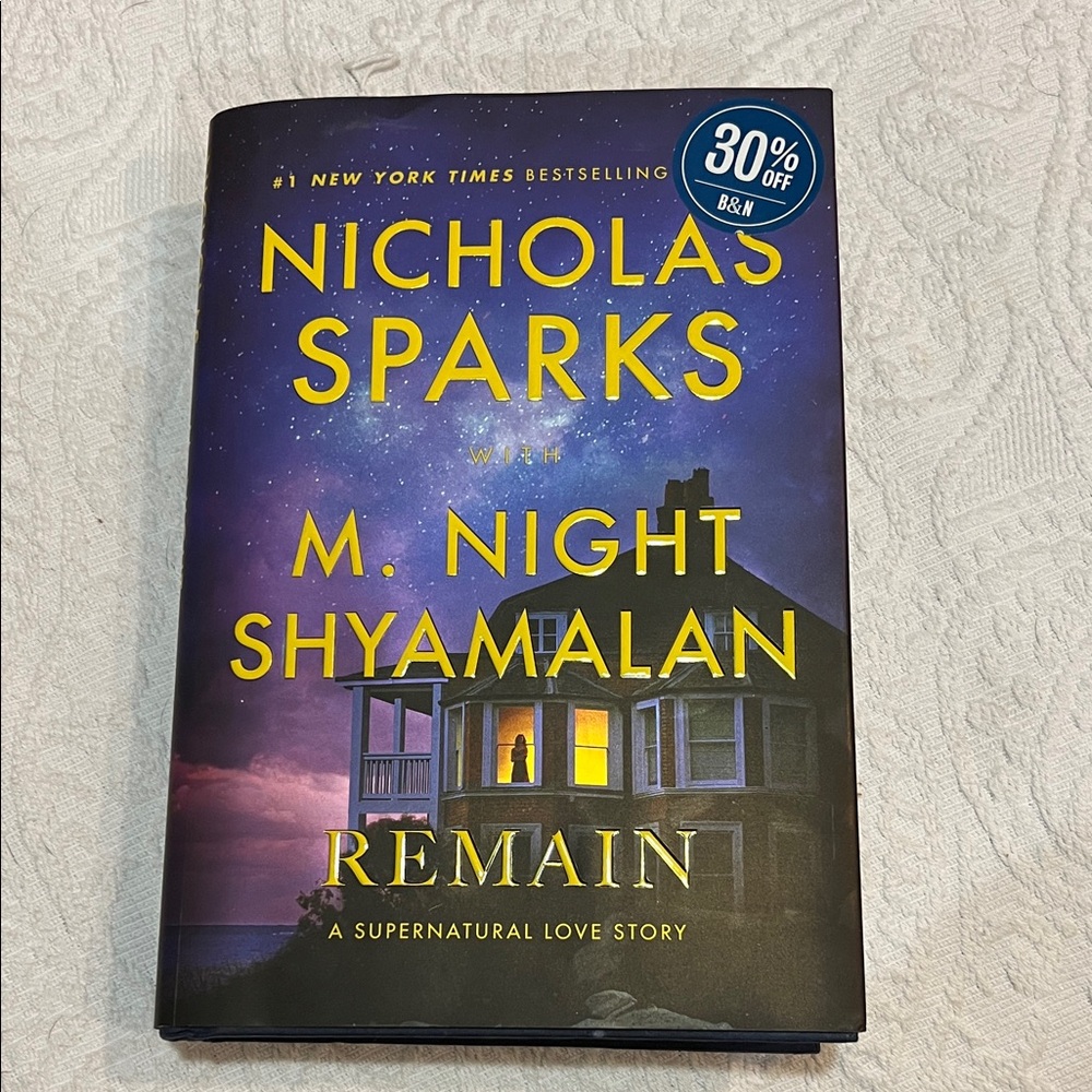 Nicholas Sparks and M. Night Shyamalan Book